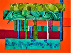 Stillleben mit Bambus